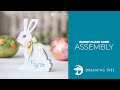 SVG File - Bunny Place Card - Assembly Tutorial (For Cricut, Silhouette, and ScanNCut)