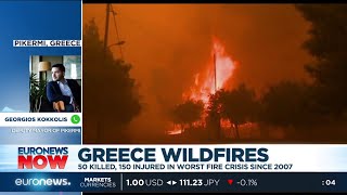 Greece Wildfires: 50 killed, 150 injured in worst fire crisis since 2007