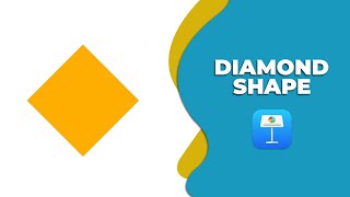 How to insert Diamond Shape in Apple Keynote