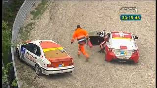 24 Hours Nürburgring Richard Gartner and Frédéric Yerly Crash66