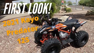 First Look! 2021 Kayo Predator 125 Sport Quad | Review and Detailed Breakdown