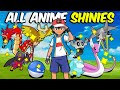 I Caught EVERY Shiny shown in the Pokemon ANIME !