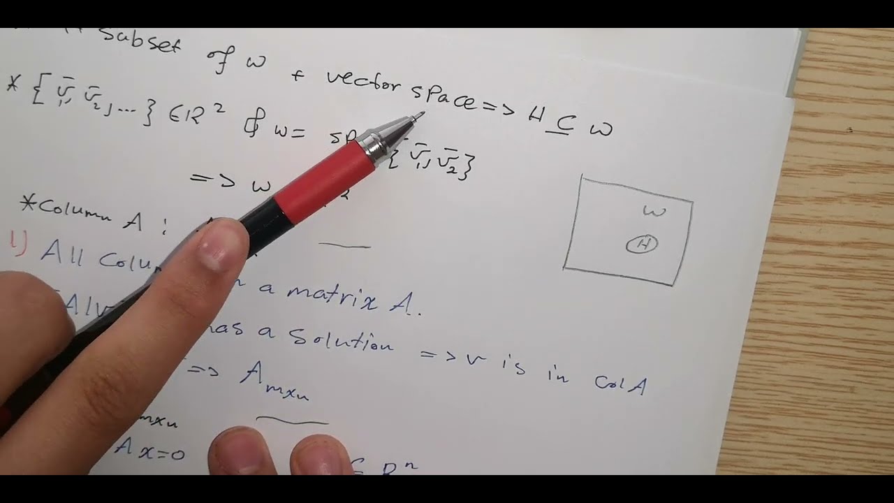 Vector Spaces | Null & Column Space (3) - YouTube