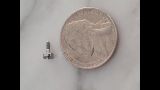 Milling a screw on a Tormach 1100 Series 3 with Microarc 4th axis.  (Description has a key update)