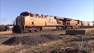 Northbound UP manifest in Minco, OK