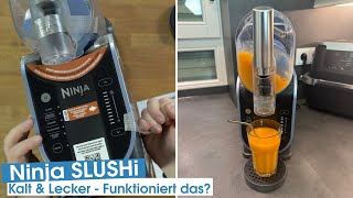 Is the Ninja SLUSHi the new summer hype? Unboxing \u0026 first test with juice! // GERMAN