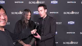 Travis Bacon and Kyle Kouri Carpet Interview for Keep Coming Back | Screamfest 2024