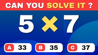 Can You pass this multiplication quiz...? โ๏ธ๐ค๐ | Multiplication Table Quiz