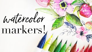 How to Paint with Zig Clean Color Watercolor Markers