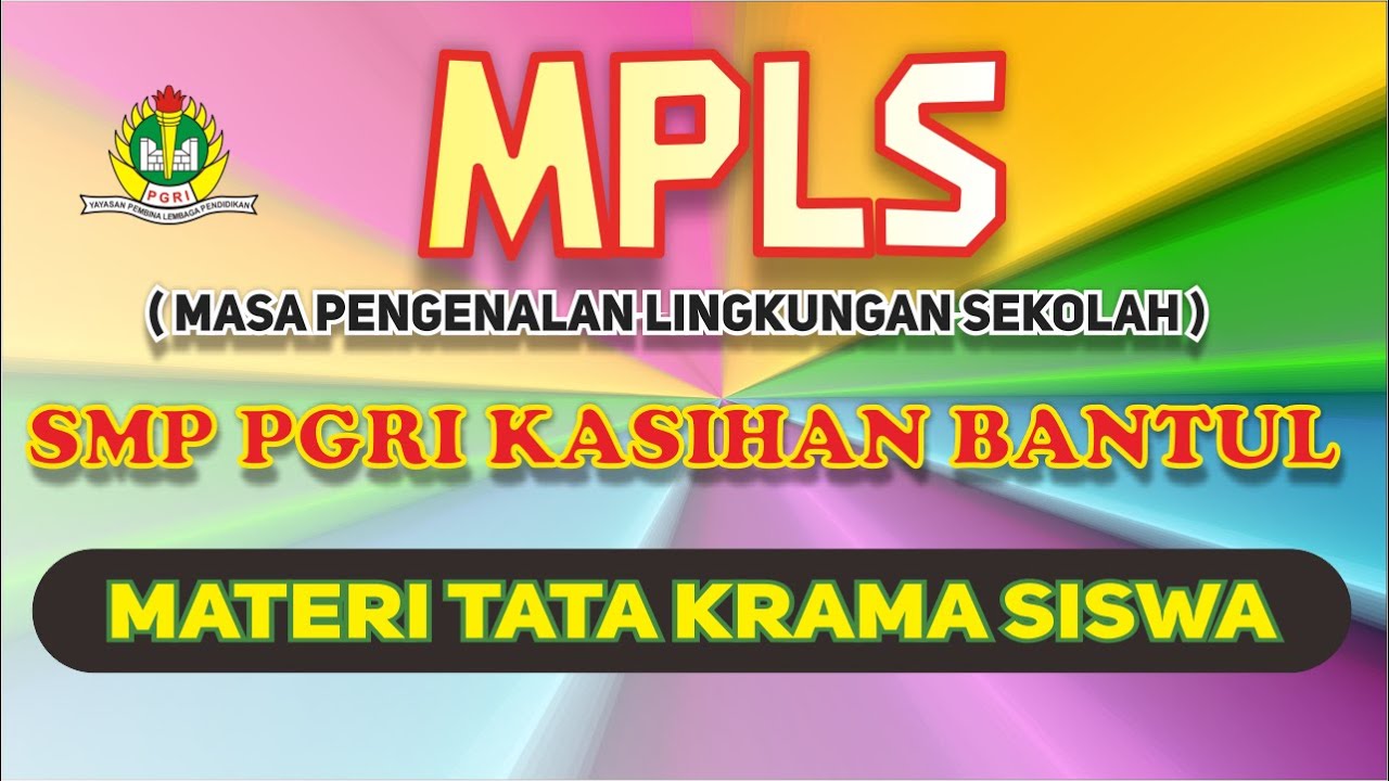 MATERI MPLS 2021 TATA KRAMA SISWA - YouTube