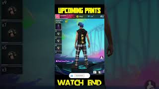 upcoming rare pants free fire | Plaid of casual pants free fire #shorts #freefire #youtubeshorts