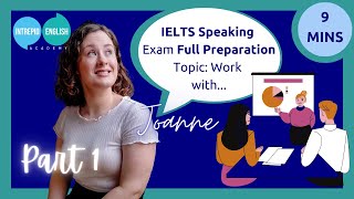 🗣️Full IELTS Speaking Preparation Course PART 1 | Topic: Work👩🏻‍💻 | Intrepid English