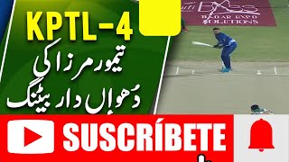 KTPL- 4 | Aggressive Batting of Tamour Mirza | DHA Dabangs