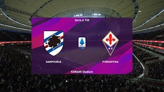 PES 2020 | Sampdoria vs Fiorentina - Serie A Tim | 16/02/2020 | 1080p 60FPS