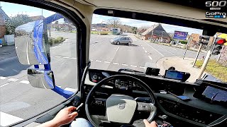 Truck driving POV - Sunny day and bumpy country roads