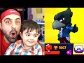 OĞLUM KONUŞTU 😱 CROW İSTEDİ GELDİ ! MEGA KUTU AÇILIMI BRAWL STARS !