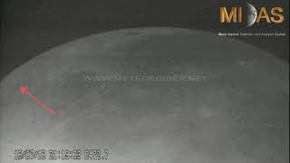 Meteorites hit the Moon! July 17:18 2018