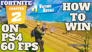 FORTNITE On PS4 SLIM 60 FPS in Chapter 2 - Fortnite Gameplay No Commentary - PS4 Controller