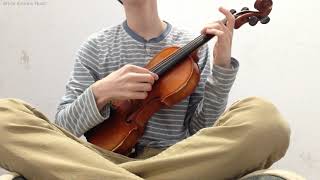 Violin pizzicato in an echoey room (Lindsey Stirling)