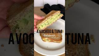 AVOCADO & TUNA # SANDWICH |  #healthy   #breakfast  #howto #tasty #tiktok #viral #brunch #asmr