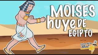 Moises huye de Egipto