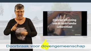 2019-10 - #19 Doorbraak voor dovengemeenschap