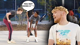 My Brother Kept Talking S*** & Tried To Fight Trash Talkers! 5v5 Park Basketball!