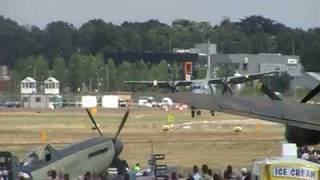 Alenia C-27J Spartan steep and short landing