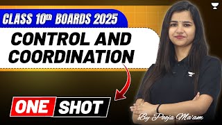 Control and Coordination in One Shot | CBSE Class 10 Biology | Boards 2025 | By Pooja Ma'am