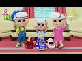 let s repair police car 🚓 fire truck ambulance funny kids songs bibiberry nursery rhymes