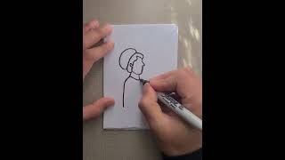 How to draw a man praying / Ramadan drawing/