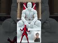 superheroes but snow sculpture ❤️ marvel u0026 dc characters marvel avengers shorts