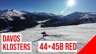 Davos Klosters (Parsenn), 44+45b 🔴 RED - ROT #1 (Schwarzseealp) 🇨🇭