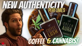 NEW AUTHENTICITY PERFUMES FRAGRANCE FIRST IMPRESSIONS | GREEN AURA & COFFEE LUSH | My2Scents