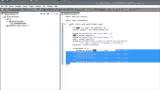Java Made Easy Tutorial 12 - Calculator [Part 1]