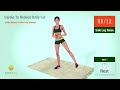 20 Min Cardio Workout To Reduce Belly Fat And Get A Flat Stomach
