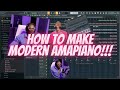 How to Make Modern Amapiano Beats | Fl Studio