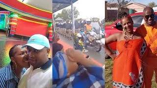 slain South African cop's wife crying during his funeral before she was arrested for hiring the ....