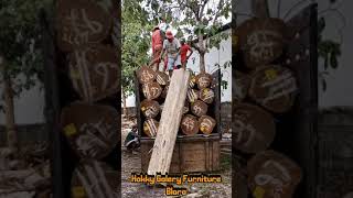 Bongkar kayu Jati Premium lurus muluss 😎kayu jati perhutani Blora, Indonesian Teak Wood,teak wood