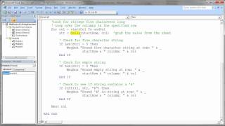 More VBA String Code with FOR and IF