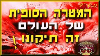 המטרה הסופית של כל העולם הזה  זה תיקונו | כולם שליחים של השם יתברך | הגזירות ממשיכים | הר' דורית