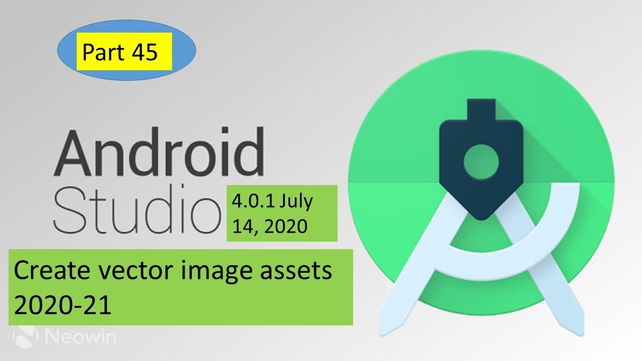 How To Create Vector Image Assets In Android Studio Tutorial 2020 21