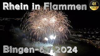 Rhein in Flammen, Bingen, Rüdesheim, Niederwalddenkmal, 4k, #rüdesheim #bingen