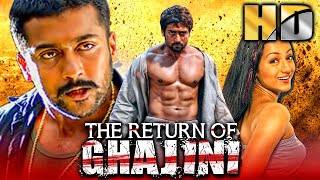 The Return of Ghajini (Aaru) - Suriya's Blockbuster Action Hindi Movie | Trisha Krishnan, Vadivelu