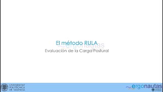 The RULA method