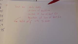 Pendulum Lab analysis 6