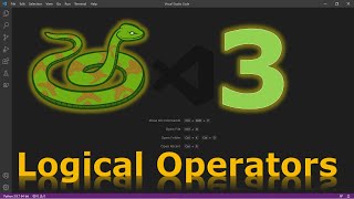 Python 3: Logical operators