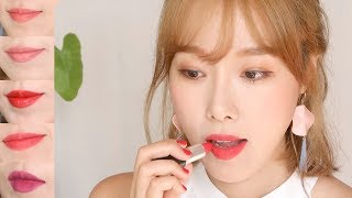 [ENG] no태닝! 그냥 까무잡잡한 웜톤 피부의 제철 맞은 여름 립스틱/틴트 추천💄KOREAN TOP LIPSTICKS for summer  ✸ 루시파크 LUCY PARK