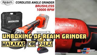 UNBOXING OF REAIM BATTERY OPERATED GRINDER | MALAKAS DIN PALA! #REAIM #GRINDER