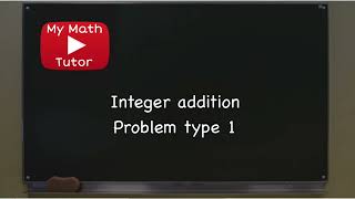 ALEKS | Integer addition: Problem type 1
